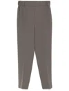 Antonelli Sidro Elastic Waist Trousers In Green