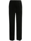 Antonelli Tazio Without Gap Wide Leg Elastic Waist Trousers In Black