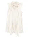Antonelli Tie-neck Top In Neutral