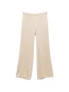 Antonelli Tiete Elasticated Trousers In Neutral