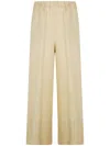 Antonelli Linen Trousers In Cream
