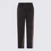 Antonelli Black Cotton Pants In Gray