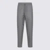 Antonelli Grey Wool Taralluccio Pants In Gray