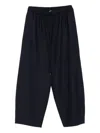Antonelli Pleated Detail Track Pants In Blue