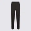 Antonelli Dark Brown Wool Pomino Pants In Brown