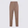Antonelli Trousers Light And Natural In Brown