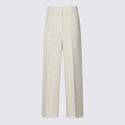 Antonelli Trousers Light And Natural In Gray