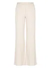 Antonelli Straight Leg Elastic Waist Trousers In Pink