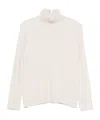 Antonelli Turtleneck Long-sleeved Sweater In Neutral
