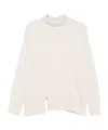 Antonelli Turtleneck Long-sleeved Sweater In White