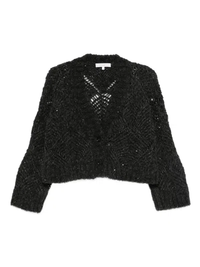 Antonelli V-neck Cardigan In Gray