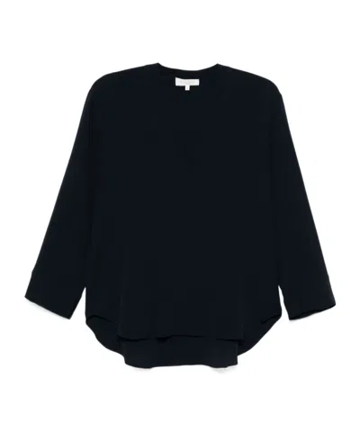 Antonelli V-neck Long Sleeve Cardigan In Black