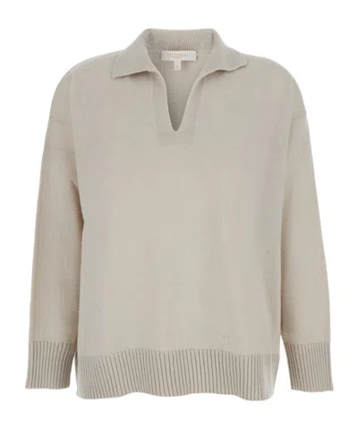 ANTONELLI ANTONELLI V-NECK RIBBED KNITWEAR