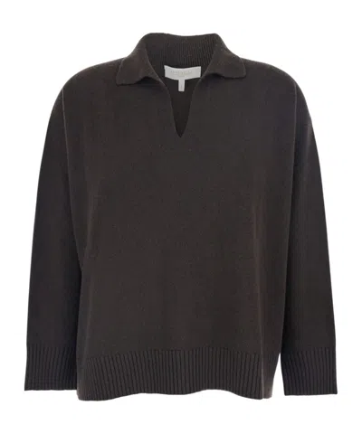 ANTONELLI ANTONELLI V-NECK RIBBED KNITWEAR