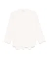 Antonelli V-neck Long Sleeve Shirt In White