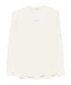 Antonelli V-neck Long-sleeve Top In White