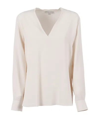 ANTONELLI V-NECK LONG-SLEEVED T-SHIRT
