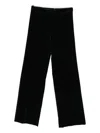 Antonelli Velvet Trousers In Gray
