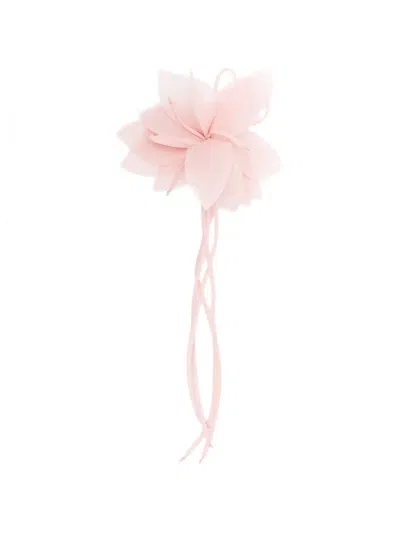 Antonelli Victoria Floral Silk Brooch In Pink