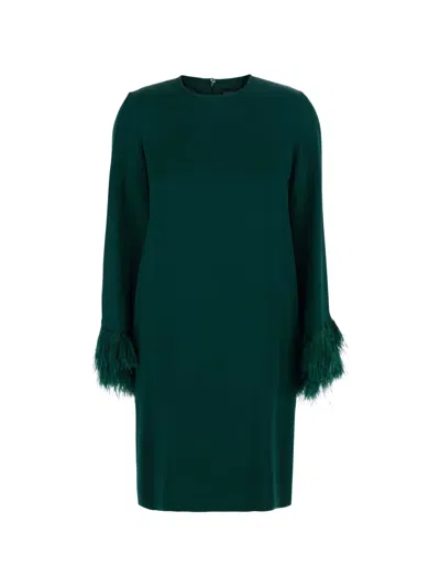 Antonelli Violetta Long-sleeve Dress In Green