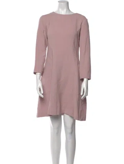 Pre-owned Antonelli Virgin Wool Mini Dress W/ Tags In Pink