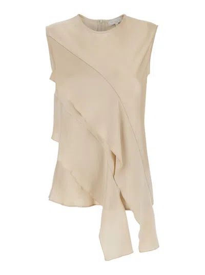 Antonelli Viterbo Satin Ruffles Top