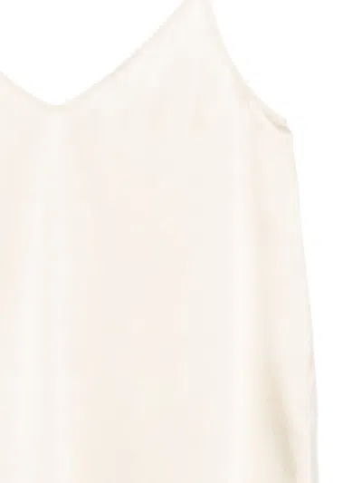Antonelli V-neck "abe" Top In White