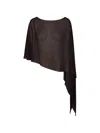 Antonelli Voile Shawl In Black