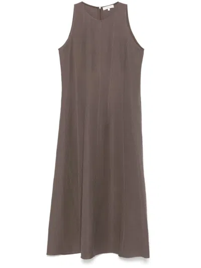 Antonelli Walnut Brown Monsen Midi Dress
