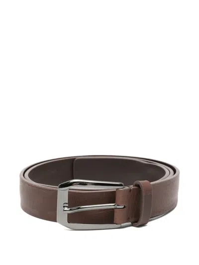 Antonelli Wendy Buckle-fastening Leather Belt In Brown