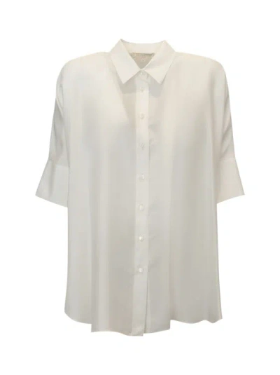 Antonelli White Silk Bassano Shirt