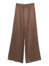 Antonelli Wide-leg Trousers In Brown