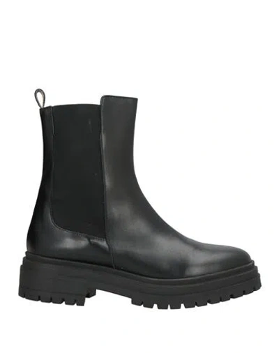 Antonelli Woman Ankle Boots Black Size 10 Calfskin