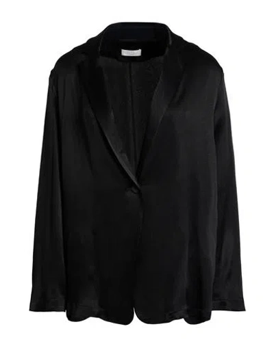 Antonelli Woman Blazer Black Size 10 Acetate, Silk