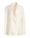 Antonelli Woman Blazer Ivory Size 10 Polyester, Virgin Wool, Elastane In Multi