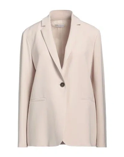 Antonelli Woman Blazer Light Grey Size 16 Polyester, Elastane In Pink