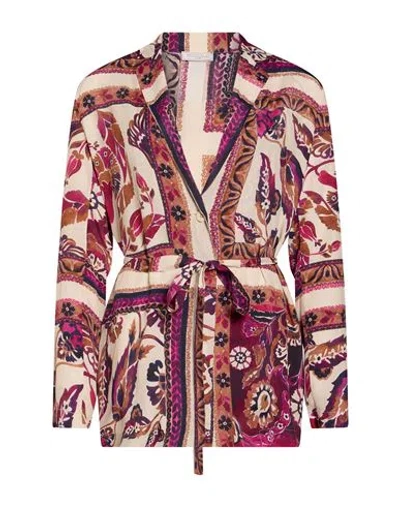 Antonelli Woman Blazer Mauve Size 4 Viscose, Silk In Purple