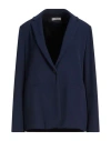 Antonelli Woman Blazer Midnight Blue Size 10 Polyester, Elastane