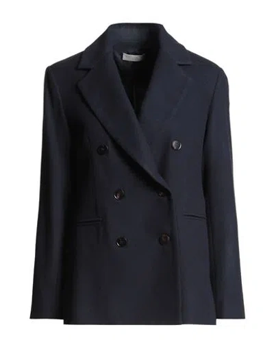 Antonelli Woman Blazer Midnight Blue Size 4 Virgin Wool, Cashmere, Elastane