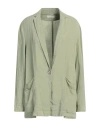 Antonelli Woman Blazer Sage Green Size 10 Linen
