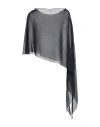 Antonelli Woman Cape Midnight Blue Size Onesize Silk