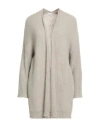 Antonelli Woman Cardigan Beige Size S Alpaca Wool, Polyamide In Sand