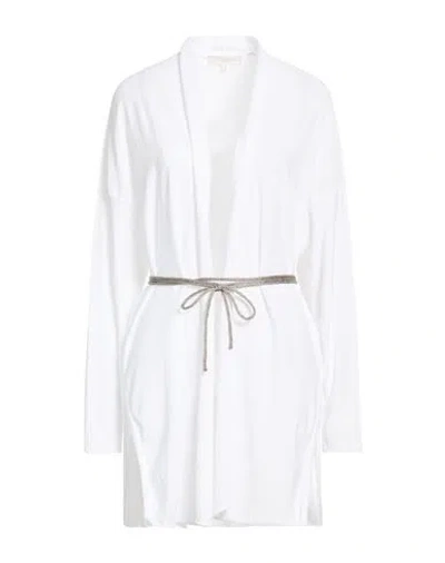 Antonelli Woman Cardigan White Size Xl Cotton