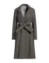 Antonelli Woman Coat Charcoal Size 6 Virgin Wool, Polyamide, Cashmere In Grey