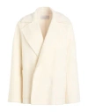 Antonelli Woman Coat Ivory Size 6 Wool, Polyamide In White