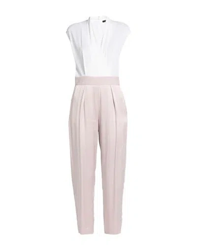 Antonelli Woman Jumpsuit Blush Size 8 Silk, Acetate, Viscose In Pink