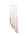 Antonelli Woman Maxi Dress Light Green Size 16 Acetate, Silk In Pink