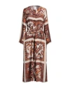 Antonelli Woman Maxi Dress Ivory Size 10 Viscose, Silk In White