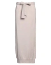 Antonelli Woman Maxi Skirt Beige Size M Wool, Silk, Cashmere In Beige