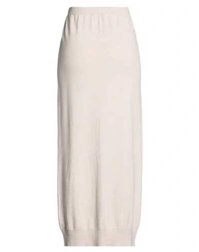 Antonelli Woman Maxi Skirt Beige Size M Wool, Silk, Cashmere In Neutral